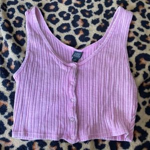 Pink crop top